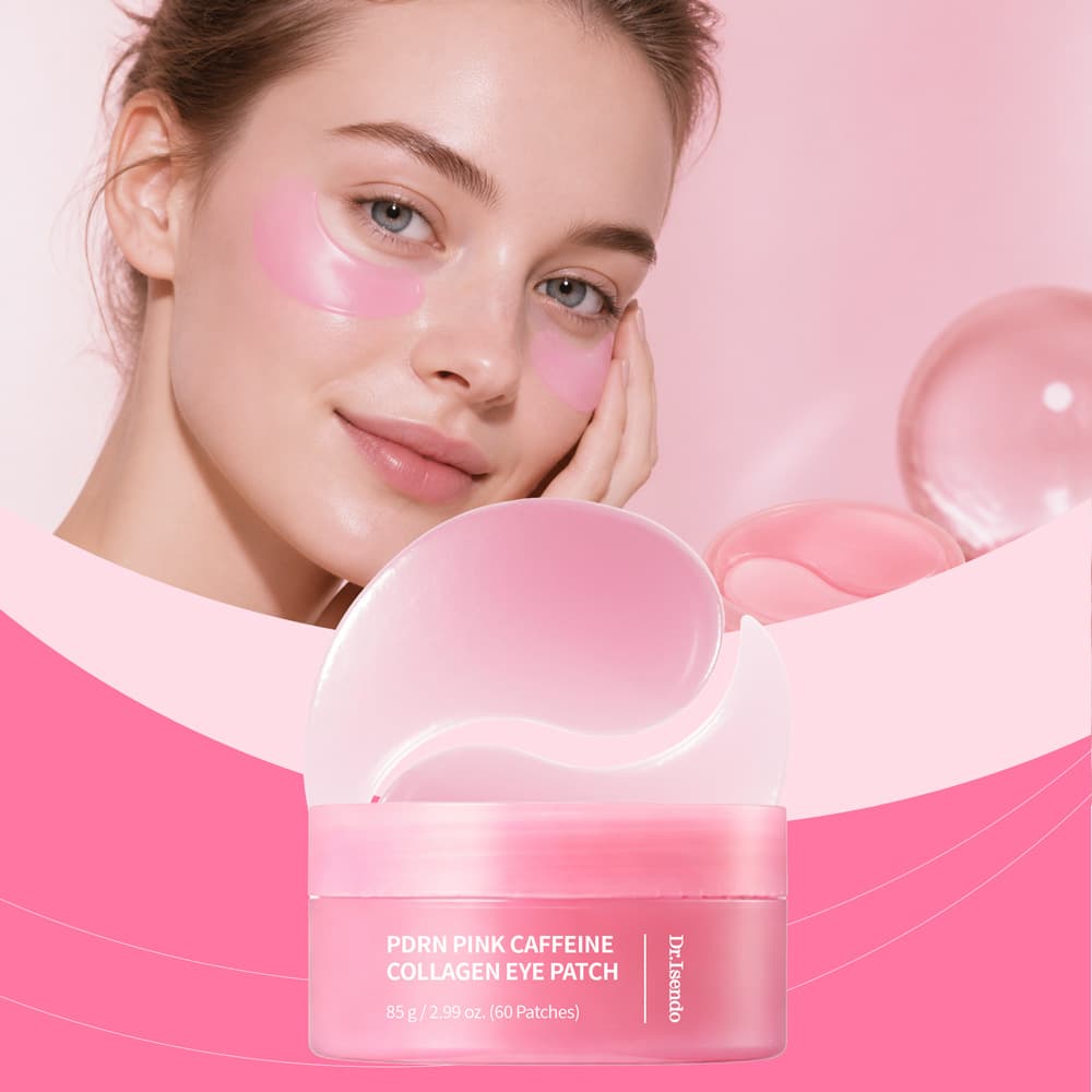 Eye Mask PDRN PINK CAFFEINE COLLAGEN EYE PATCH Collagen Gel Eye Mask
