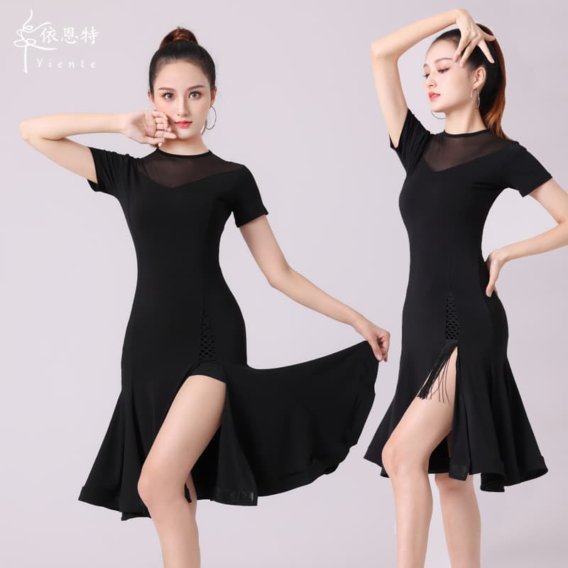 Latin Dance Dress for Women Adults New Professional Competition Wear High-end Practice Dance Skirt Training Performance Costume