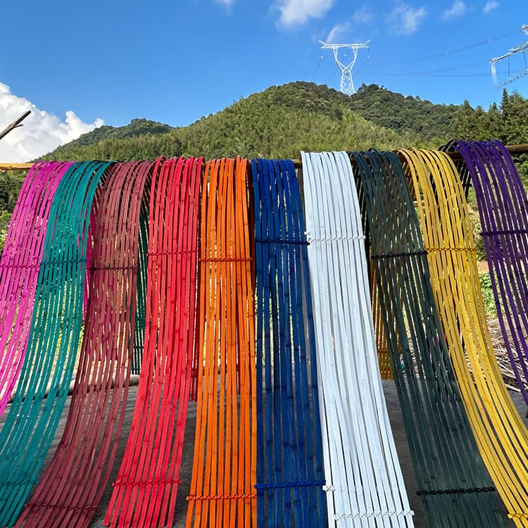 Ready stock bamboo rafts, processed bamboo strips, bamboo slices, bamboo strips, soft bamboo strips, bamboo art and floral devices, wedding decorations, bamboo products