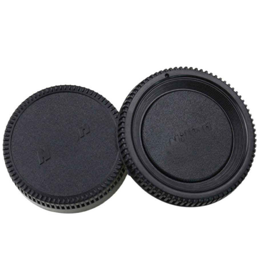 Universal Rear Lens Cap and Body Cap for Nikon DSLR Cameras D3200 D5200 D600 D610 D7000 D710