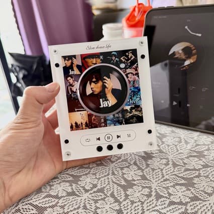 Jay Chou NFC Refrigerator Magnet Singing Night Light Magnetic Sticker Acrylic Creative Album Decoration