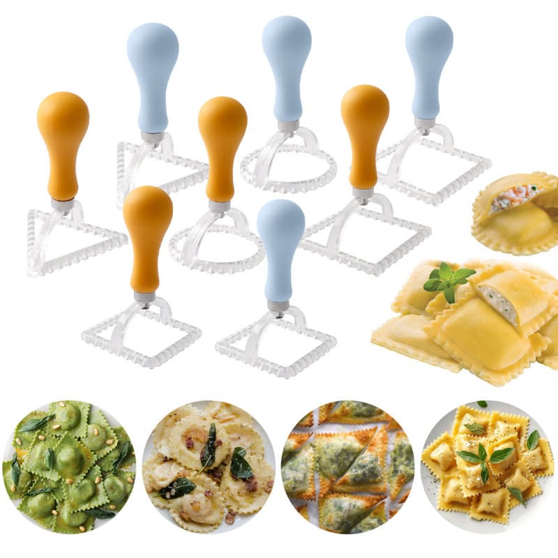 New Transparent Plastic Dumpling Mold, Dim Sum Pastry Wrapper Maker, Cake Mold, Cookie Cutter, Baking Biscuit Mold
