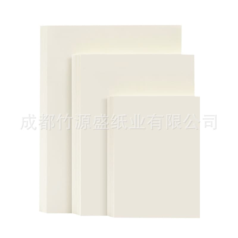 Cream, natural white wood-free paper 80gsm, 70gsm, 100gsm A3, A4 printing paper, notebook inner pages, hard pen calligraphy paper