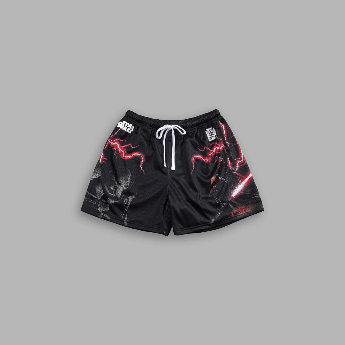 DARC SPORT new men's shorts summer American sports casual trendy mesh printed lightning shorts for men
