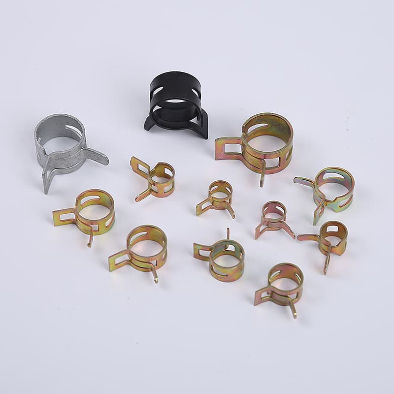 Auto parts Q673B steel band type elastic ring clamp oil pipe hose water pipe clamp hose clamp