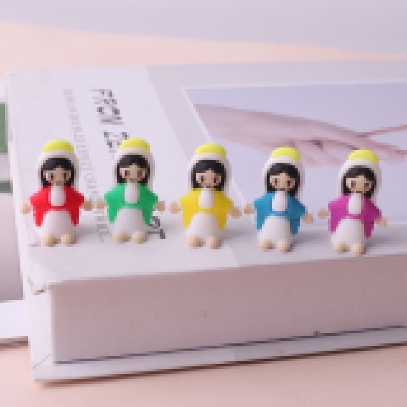 New cross-border Easter Mary PVC figurine cute decorative ornament, source factory, adorable cartoon holiday