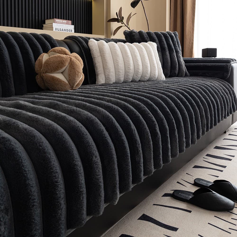 2026 New Style Sofa Cushion Nordic Plush Seat Cushion Luxury Premium Anti-Slip Anti-Scratch Sofa Pad Thick and Durable