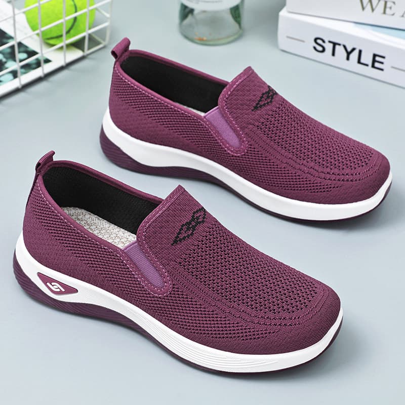 Shoes for women, cross-border large size women's shoes, single shoes, breathable casual shoes, middle-aged and elderly mother's shoes, old Beijing cloth shoes