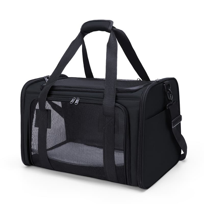 2026 New Cross-Border Ultra-Portable Pet Carrier Spacious Plush Pet Carrier Cross-Border Shipping