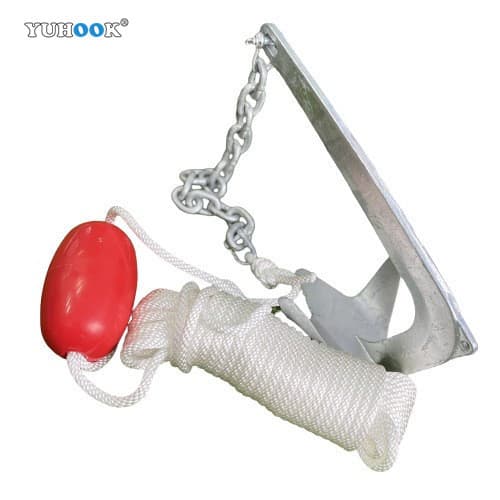 Hot-dip galvanized blue anchor, pole anchor, yacht anchor, cast anchor