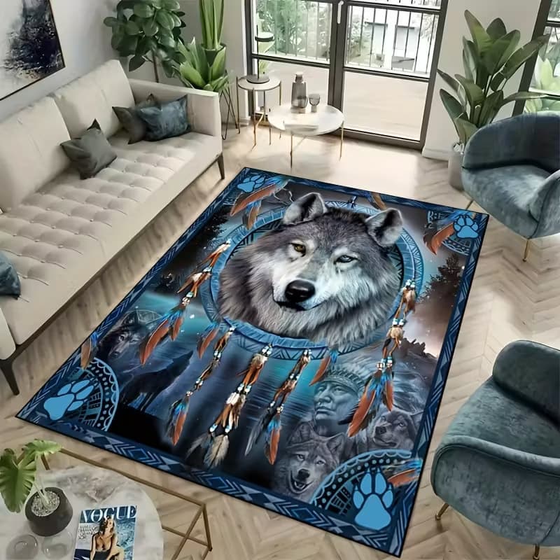 Simple living room carpet, light luxury, crystal velvet coffee table floor mat, bedroom home, non-slip, dirt-resistant and easy-care foot mats