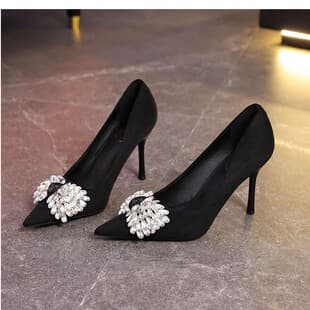 French Style Fashion Flat Shoes 2026 New Fashion Bow Flat Shoes Soft Sole Slip-On Large Size Shallow Mouth Flat Shoes