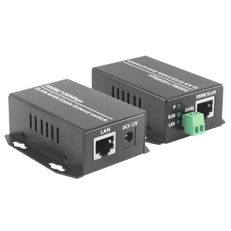 IP2 Core Extender 100M Network Extender Twisted Pair 500M Network IP2 Core to Coaxial