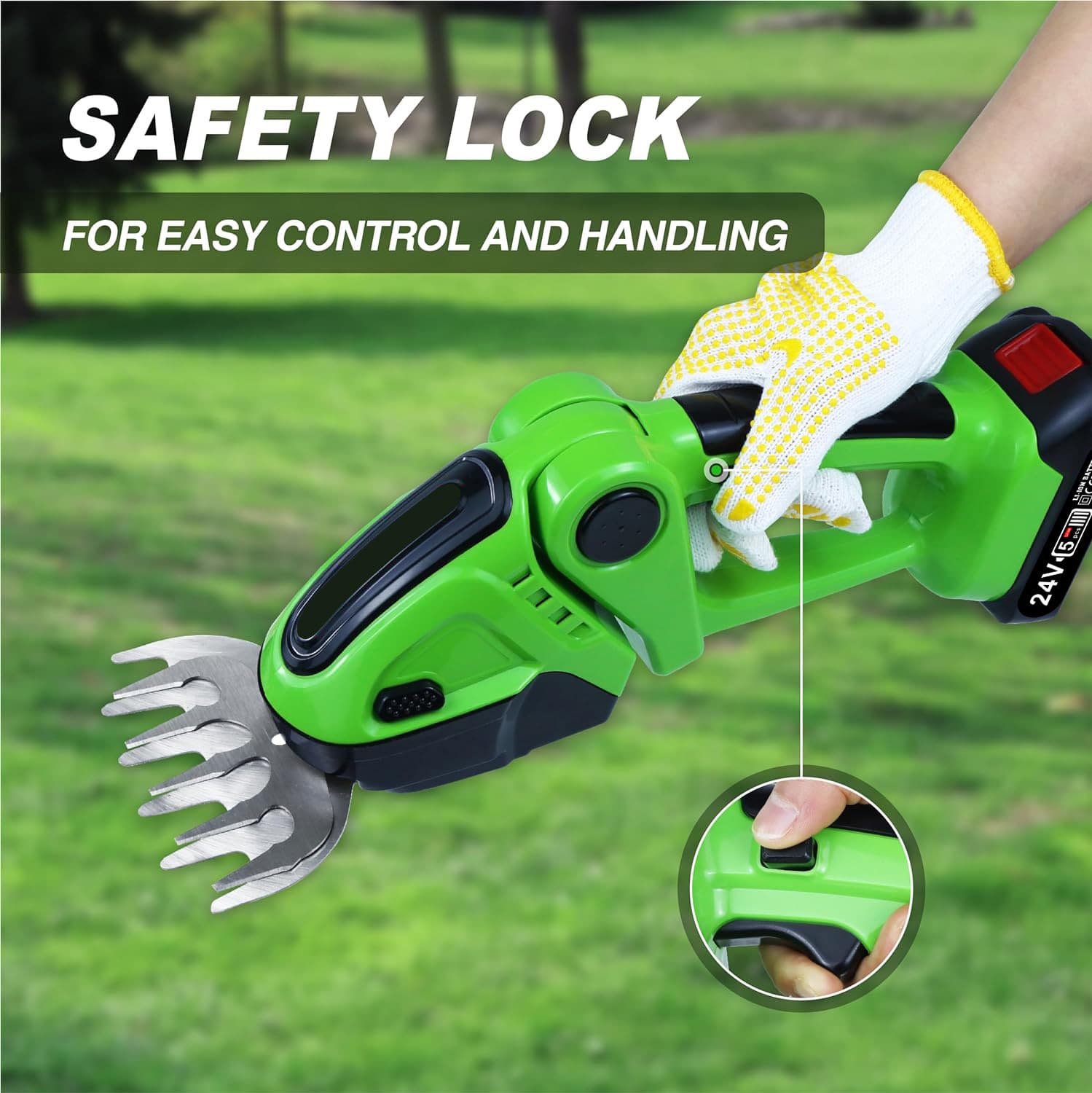 Lithium Battery Single-Handed Hedge Trimmer Wireless Charging Garden Pruning Machine Branch Trimming Greening Fence Cutter
