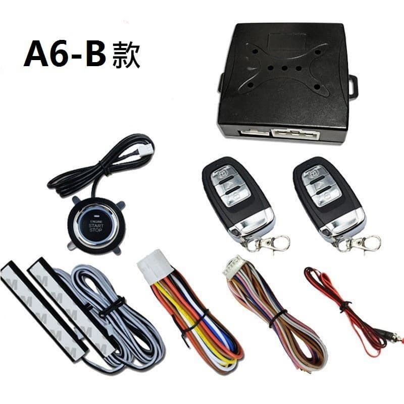 A6-B Export Model: One-Key Start + Keyless Entry + Remote Start + Anti-Theft + Turn Signal Output Universal