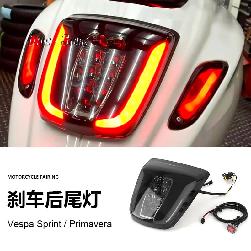Cross-border Vespa Sprint Primavera GTS300 Motorcycle Accessories Signal Light Tail Light Brake Light