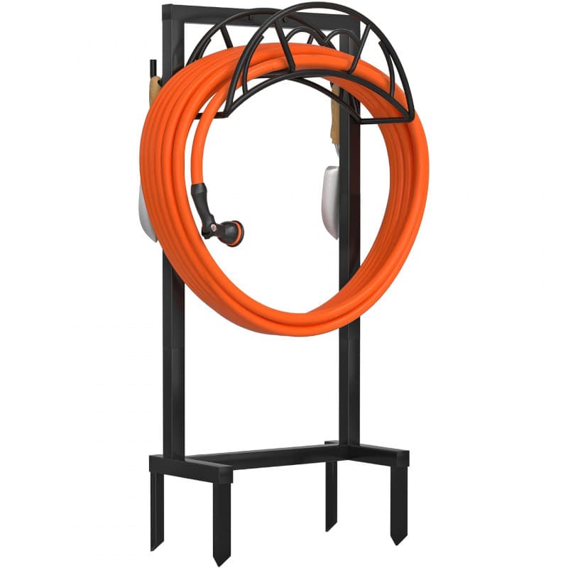 2026 New Cross-border Drop Shipping 1-Piece Garden Hose Holder Freestanding Heavy-Duty Hose