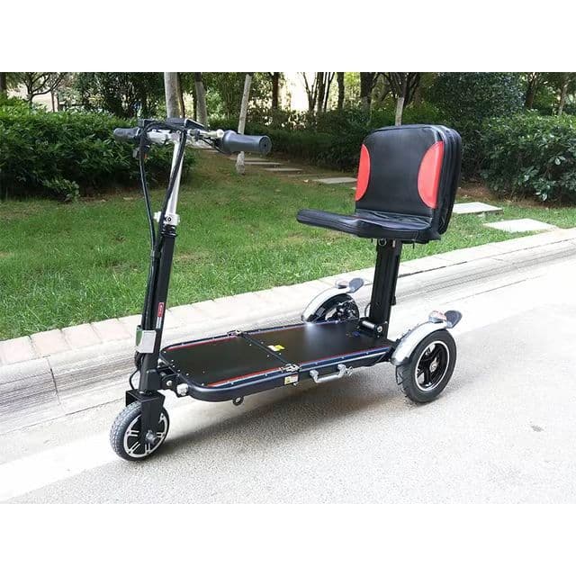 Cross-border export mini scooter for the elderly, folding electric vehicle for the elderly, wheelchair, three-wheeled battery vehicle for the disabled
