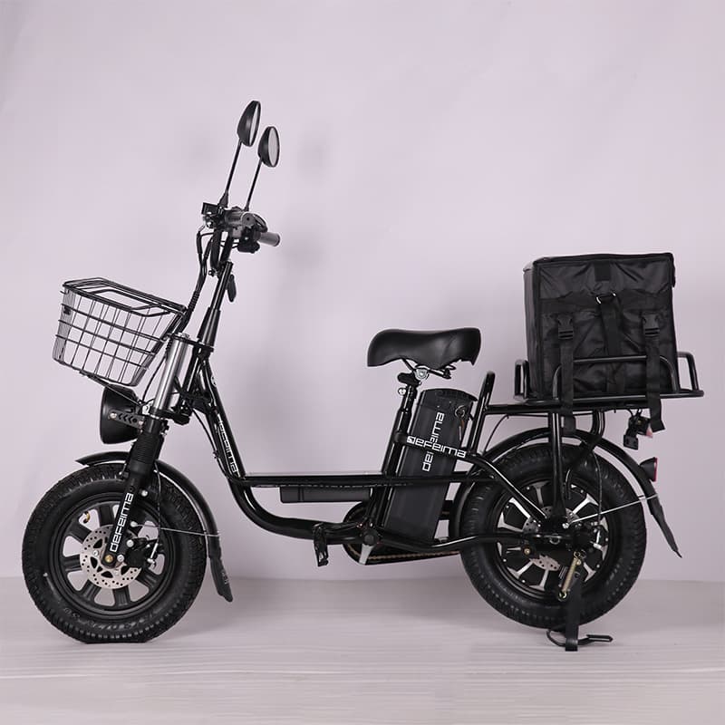 E-bike Yilan Princess Delivery Electric Bicycle 16*3.0 Fat Tire Food Delivery E-bike Source Factory Europe