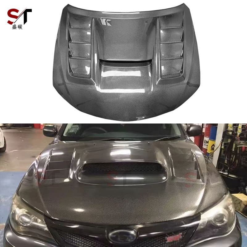 Carbon Fiber Hood for Subaru Impreza 10th Gen Car Modification Front Hood Body Kit