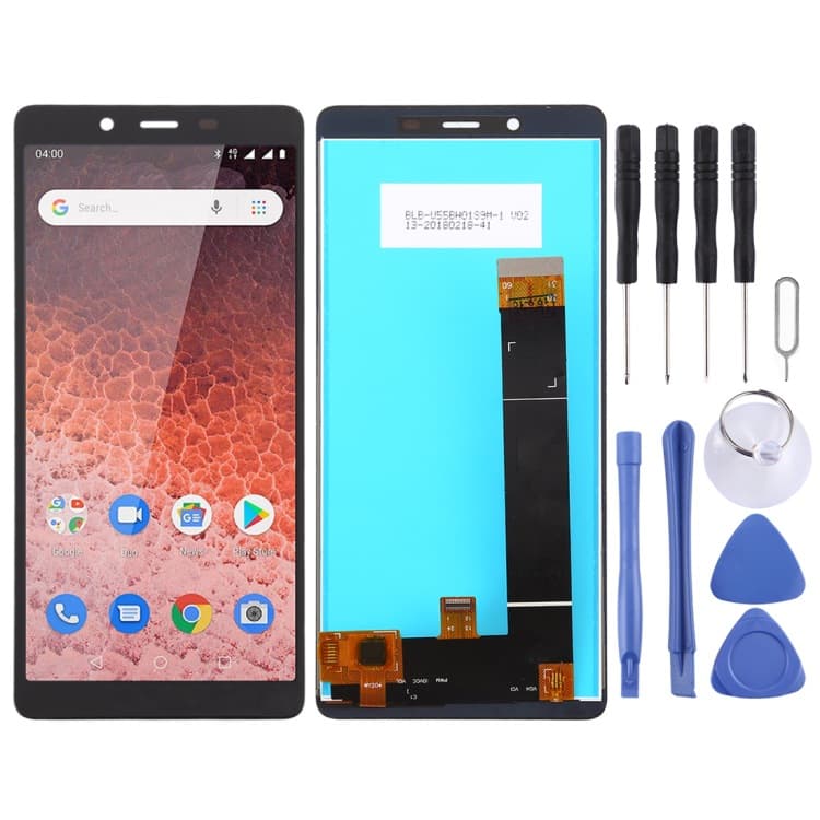 Suitable for Nokia 1 Plus TFT material LCD touch assembly (color: black)