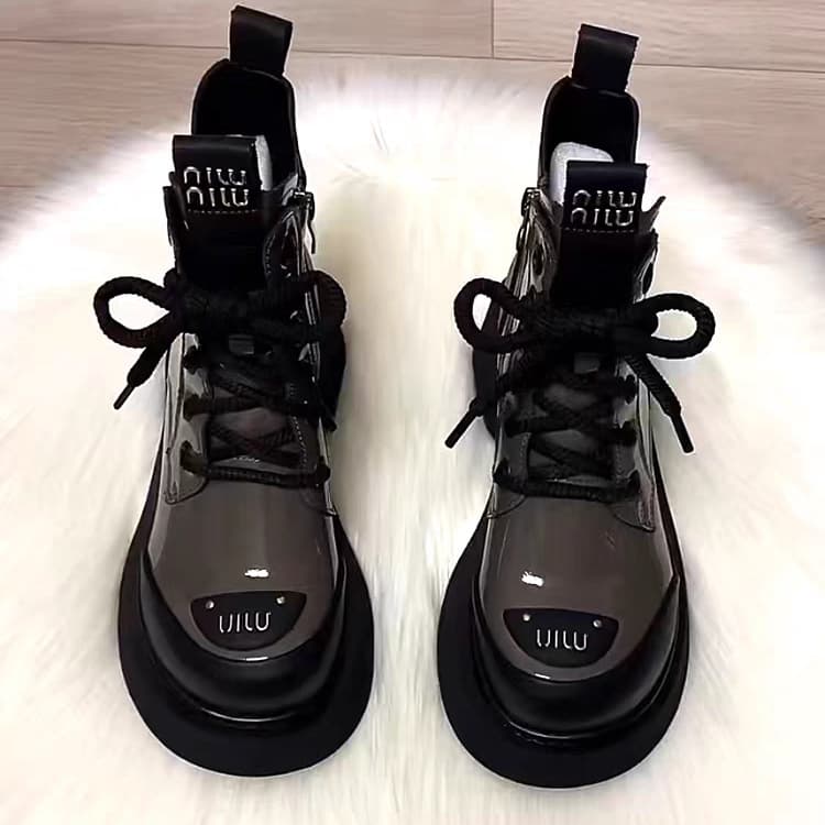 British Martin Boots Women 2025 New Thick Sole Autumn Winter Heightening Fashion Short Boots Versatile Casual Boots Spring Autumn