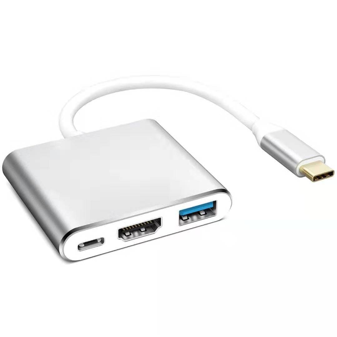 TYPEC TO HDMI+PD+USB3.0, USB3.1 HD Video Adapter Cable TYPEC 3-in-1