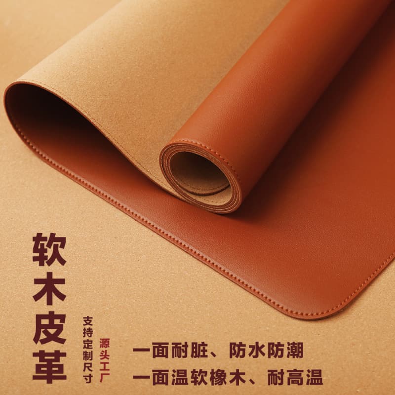 Large Leather Mouse Pad, Laptop Desk Pad, Keyboard Pad, Waterproof Desk Mat, Stain-Resistant, Gaming Mouse Pad for Cross-Border E-commerce