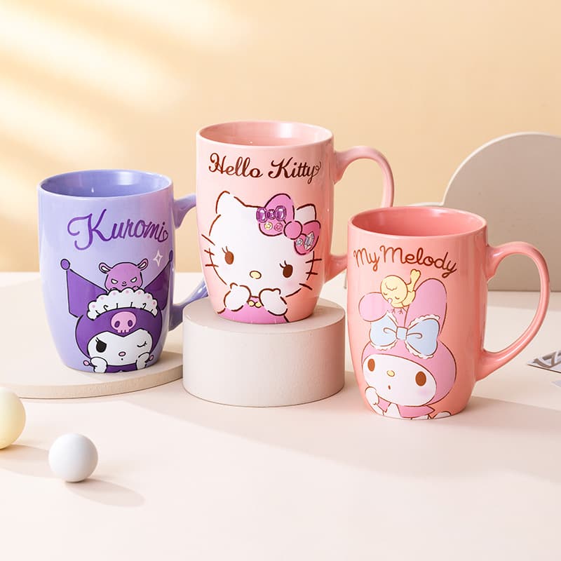 Sanrio Ceramic Mug High-Face-Value Large Capacity Mug Couple Mug Milk Mug Holiday Gift