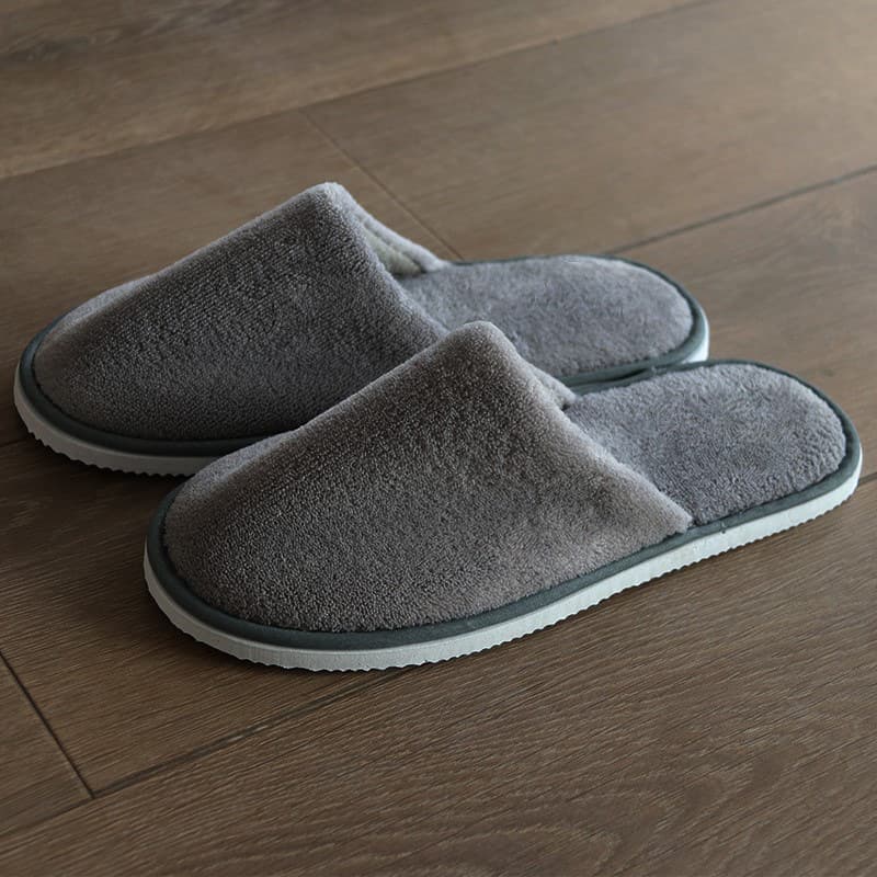 Coral fleece hospitality hotel and inn thickened non-slip slippers for beauty salon and guest room supplies, disposable