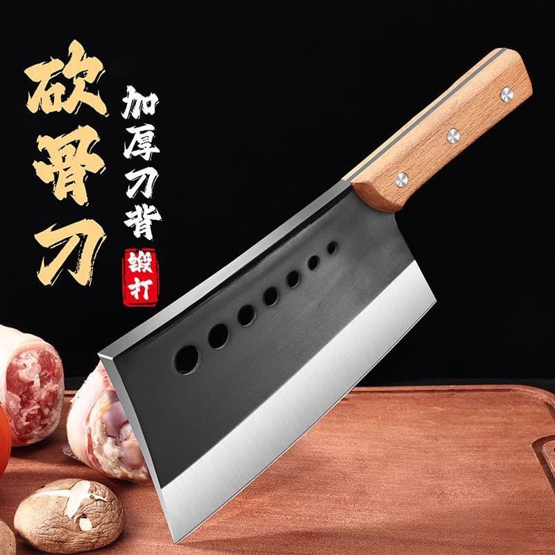 Home Use Bone-Chopping Knife, Thick Stainless Steel Bone-Cleaver for Large Bones, Sharp Chef's Commercial Factory Wholesale