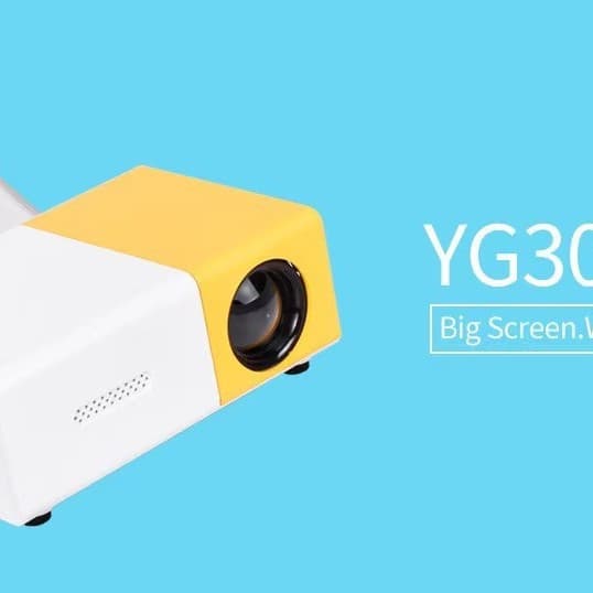 YG300 High-Definition Home Mini Projector, YT300-1 LED Portable Projector
