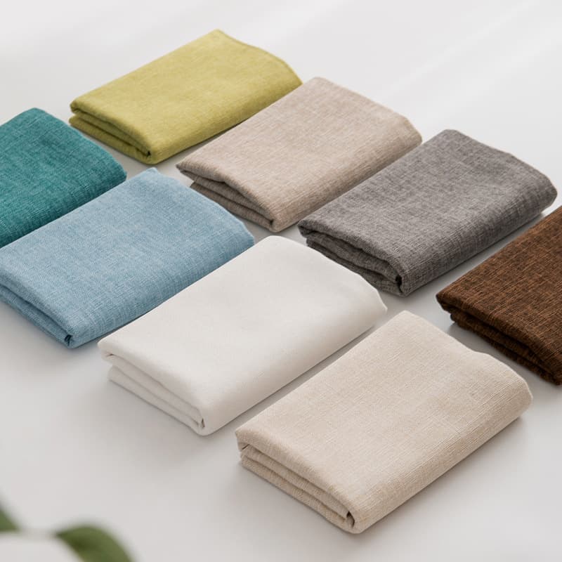 Solid Color Fabric Tablecloth, Thickened Plain Style, Simple Tea Table Dining Table Cloth, Coffee Table Cover, Amazon Drop Shipping Cross-Border