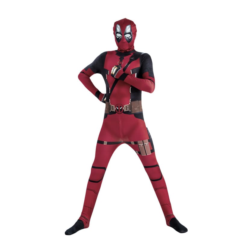 New Deadpool 3 Cos Deadpool & Wolverine Cosplay Costume Deadpool 4 Jumpsuit Deadpool Bodysuit