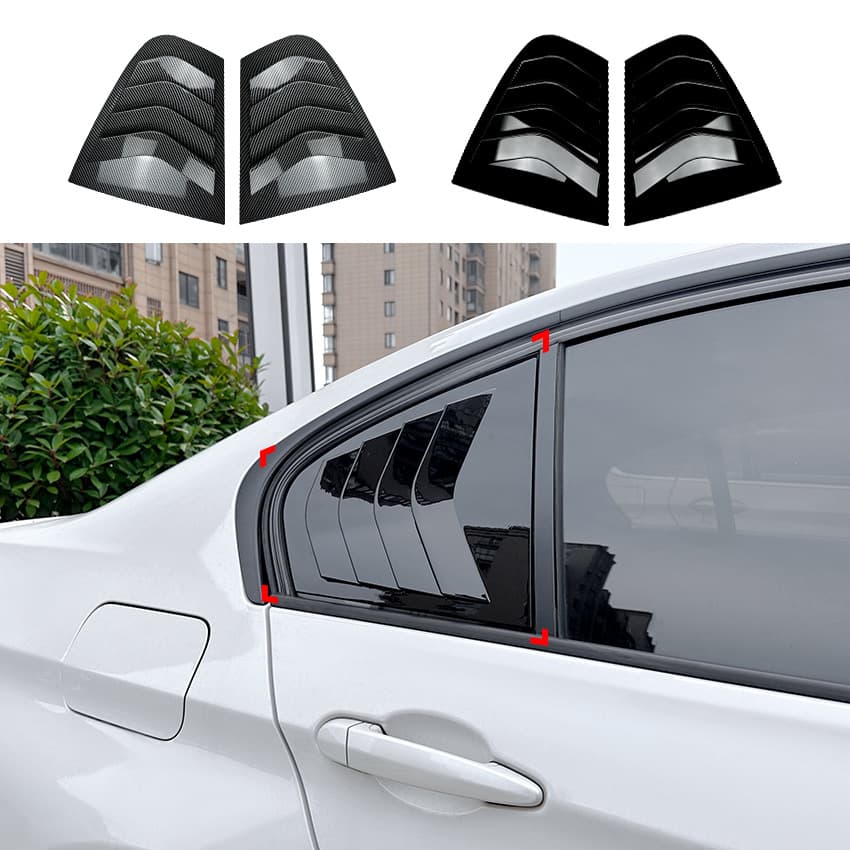 Fit for BMW 3 Series F30 2013-2019 318i 320i 325i Louver Window Decal Exterior Modification