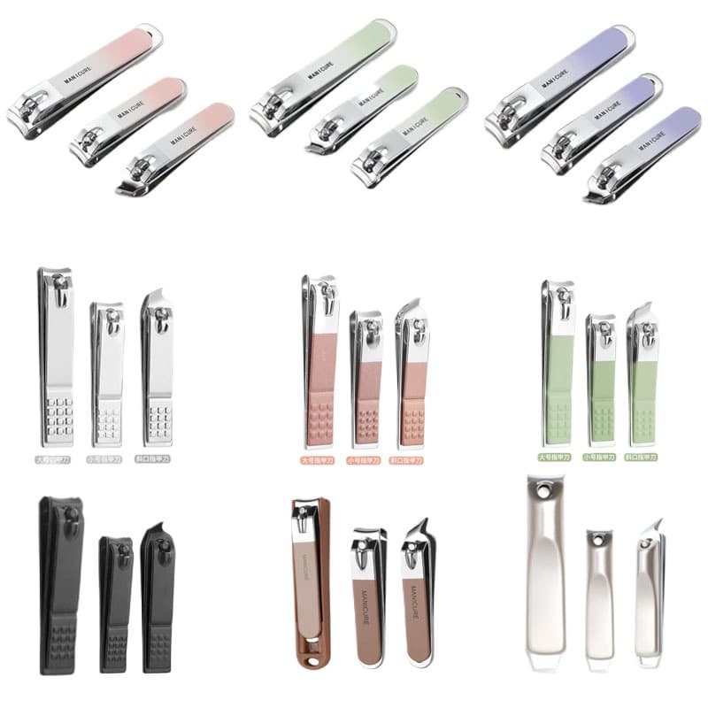 Nail scissors single pack large nail clipper home set manicure tool flat mouth oblique nail clipper to cut toenails
