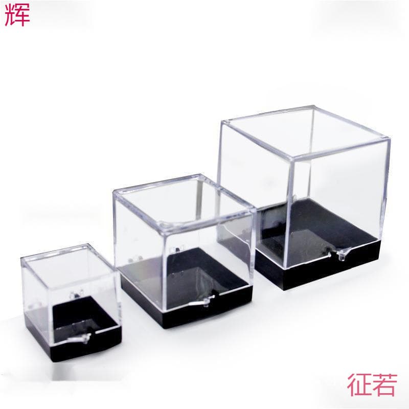 Rock storage box, mineral specimen rock display, ore storage display box, raw stone