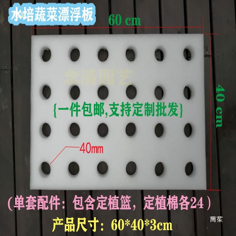 Planting symbiotic vegetables floating fish cutting board hydroponic board soilless cultivation rice hydroponic greenhouse vegetable floating