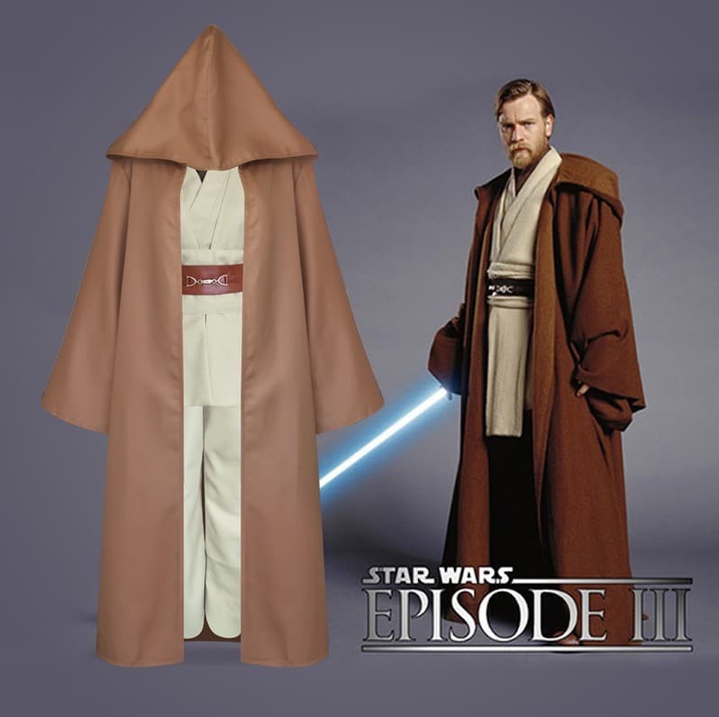 Star Wars Jedi Anakin Cosplay Performance Costume Cape Cloak