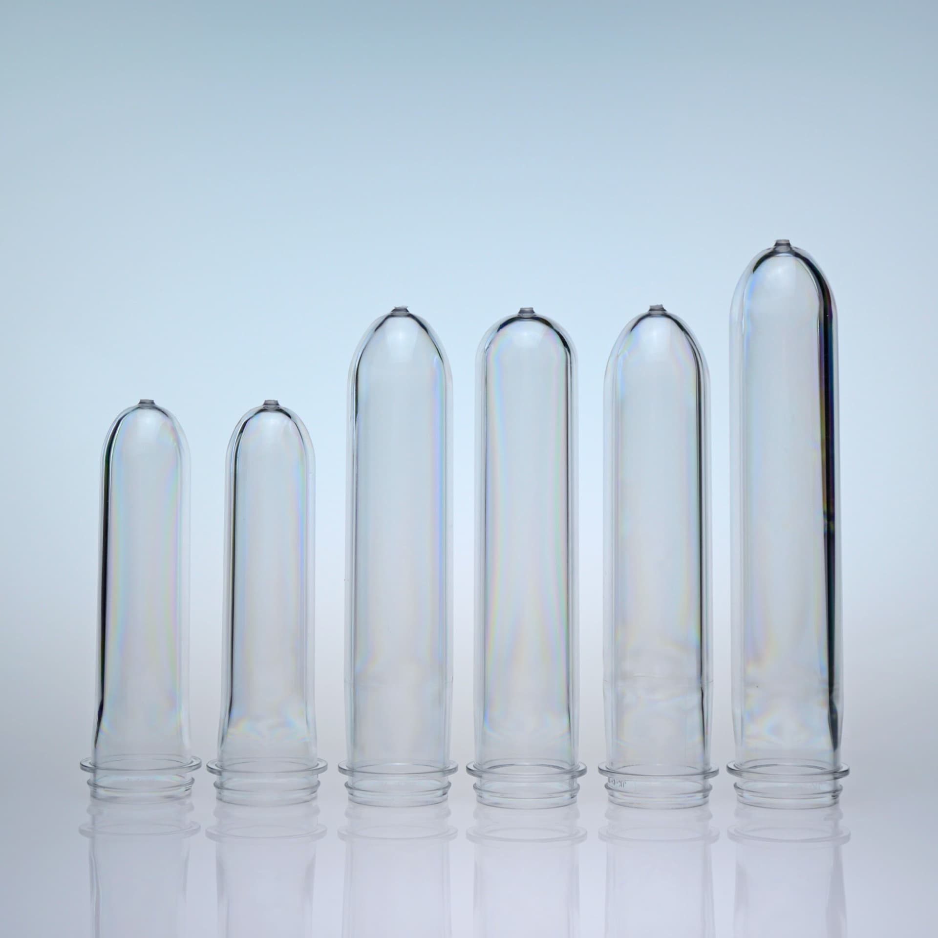 Manufacturer supplies 49g 26-tooth mm diameter plastic PET preform, transparent oil bottle, mineral water preform tube.