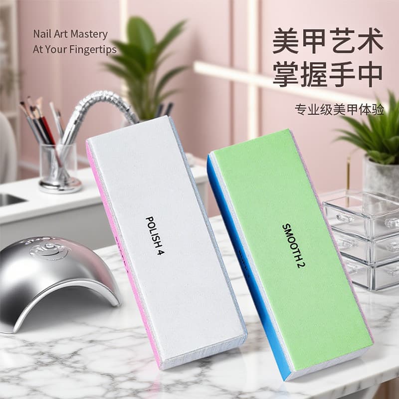 Antique Sponge Polishing Board Nail File Sanding Block Manicure Stick Beeswax Jade Polishing Block Silver Cleaning Stick Nail Care