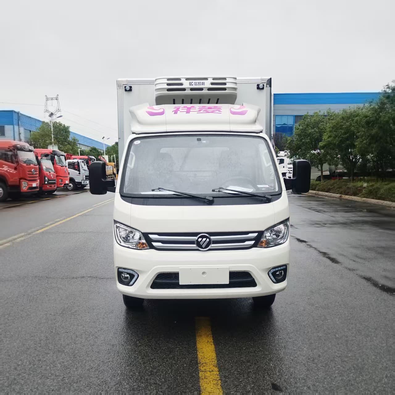 3m Small Box Refrigerated Truck Xiangling M2 Refrigerated Truck Price City No Restrictions Gasoline Version Cold Chain Truck