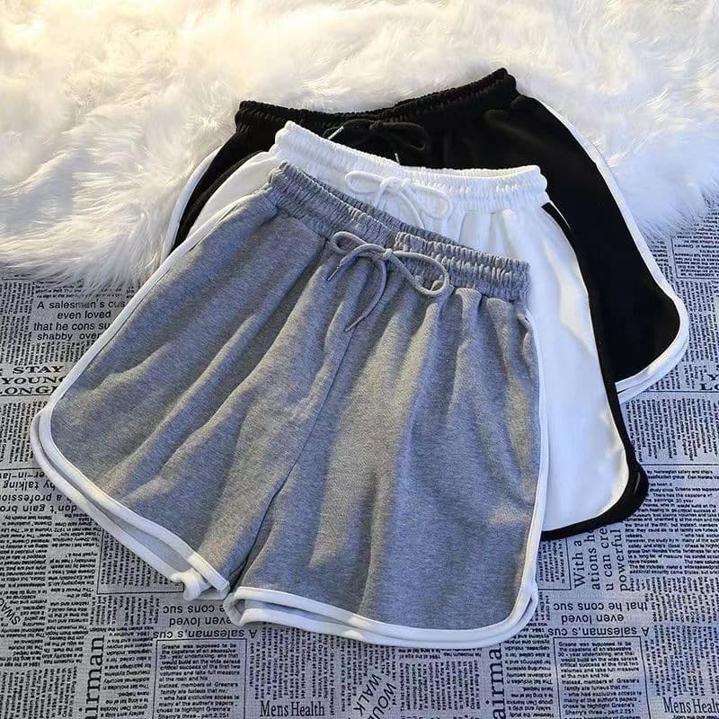 Sports shorts, home clothes, women's summer lazy style running pants, pajamas, women's petite women's morning jog, fashionable style