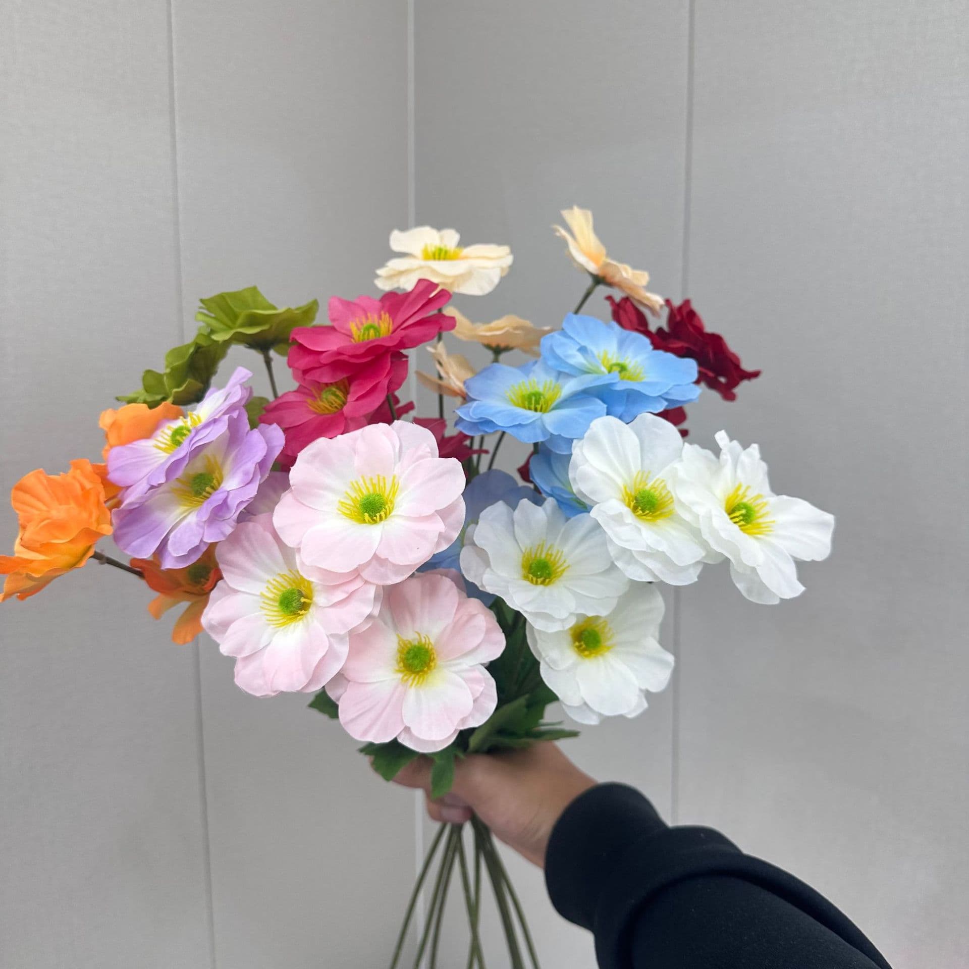 Artificial 4-Head Butterfly Flower for Wedding, Photography, Home Decoration, Silk Flower Arrangement, Wholesale, Pastoral Peony