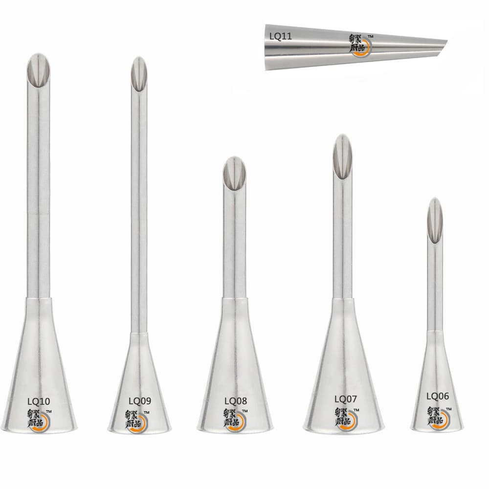 Stainless Steel Large 230 Small Size 304 Piping Nozzle Cream Tool Cookie Pastry Nozzle Piping Filling Worker Jack Tool