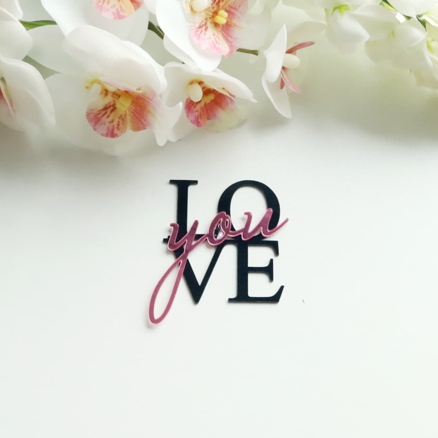 Cross-border Ins-style Valentine's Day Acrylic Cake Decoration Heart-shaped Double-layer Valentine's Cupcake Decoration