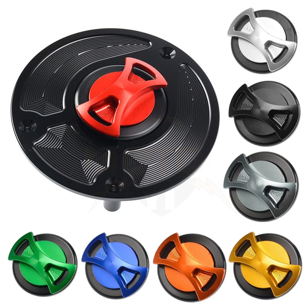 Suitable for Honda CBR1100 motorcycle modified CNC keyless quick-twist fuel tank cap quick-release fuel cap