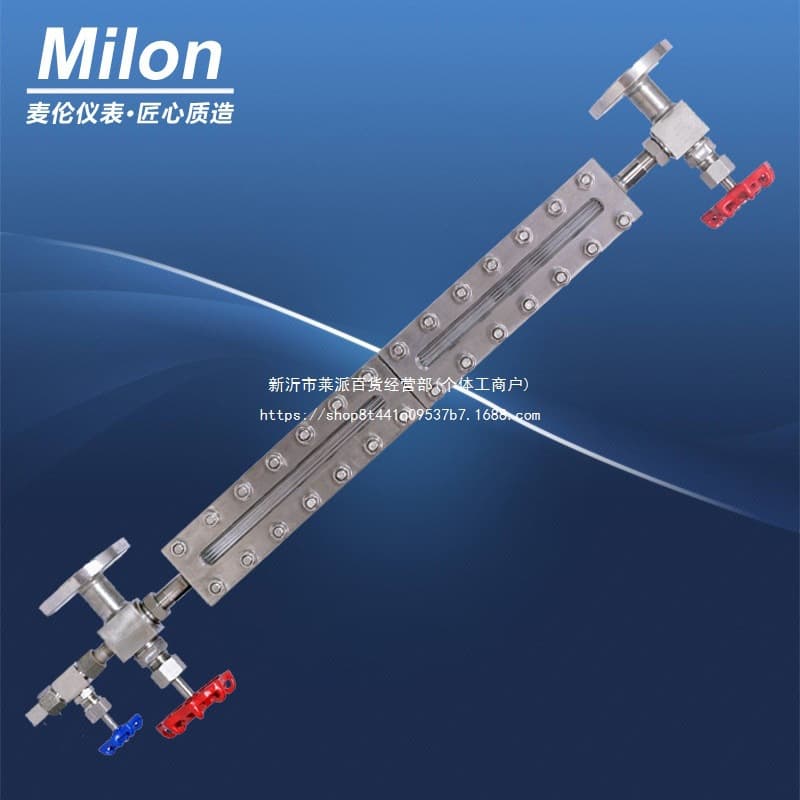 Boiler Water Glass Plate Level Gauge High Temperature High Pressure Glass Plate Level Gauge Flat Plate Level Gauge Factory X20