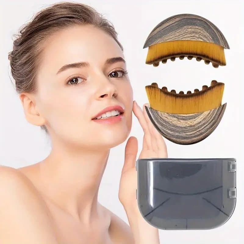 Lymphatic Contour Face Brush for Face and Chin Lymphatic Massage, Cross-Border Customization