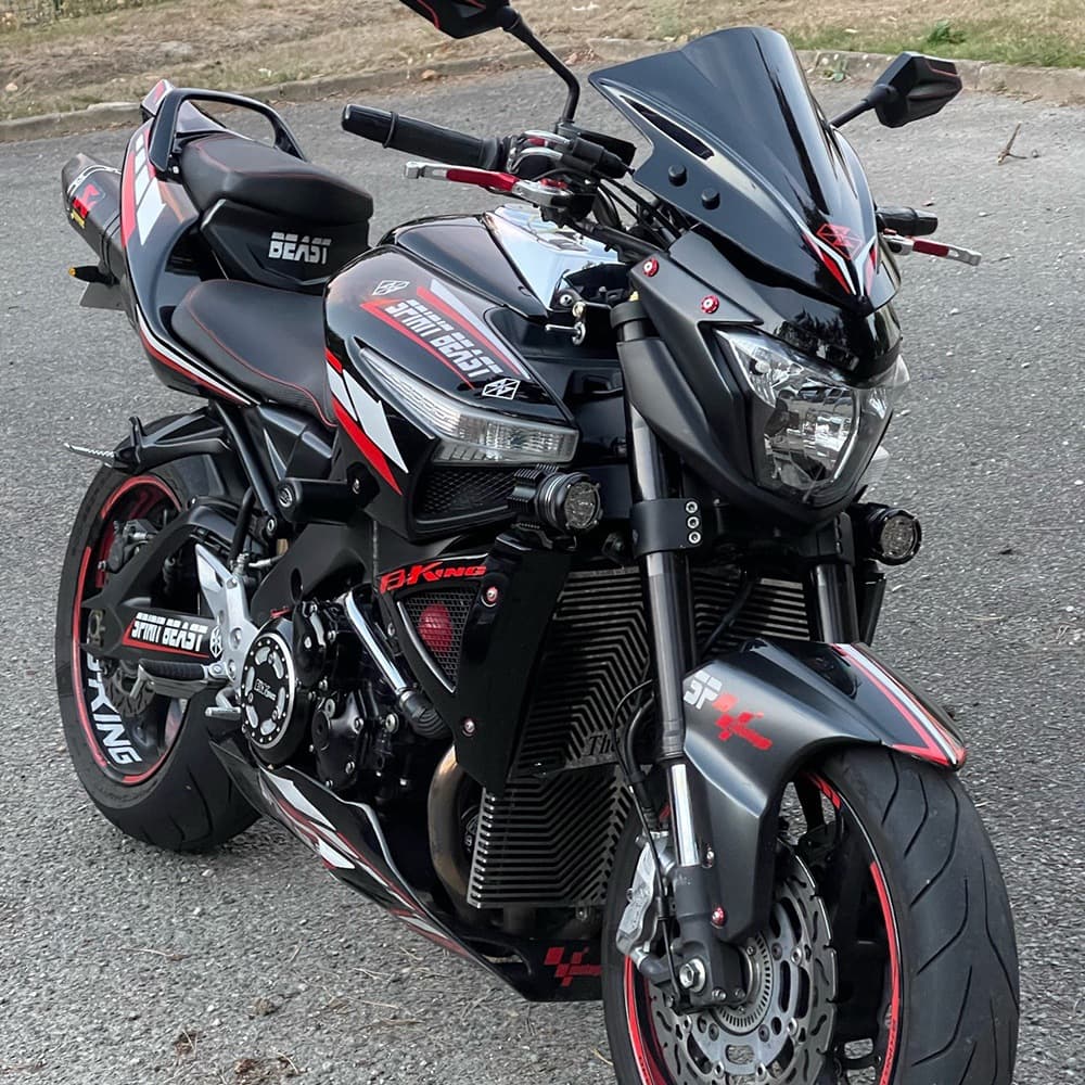 Motocross Modified Styling Reflective Stickers Fuel Gas Tank Fairing Fender Universal Decorative Decals